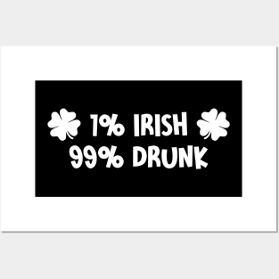 1 percent Irish Posters and Art